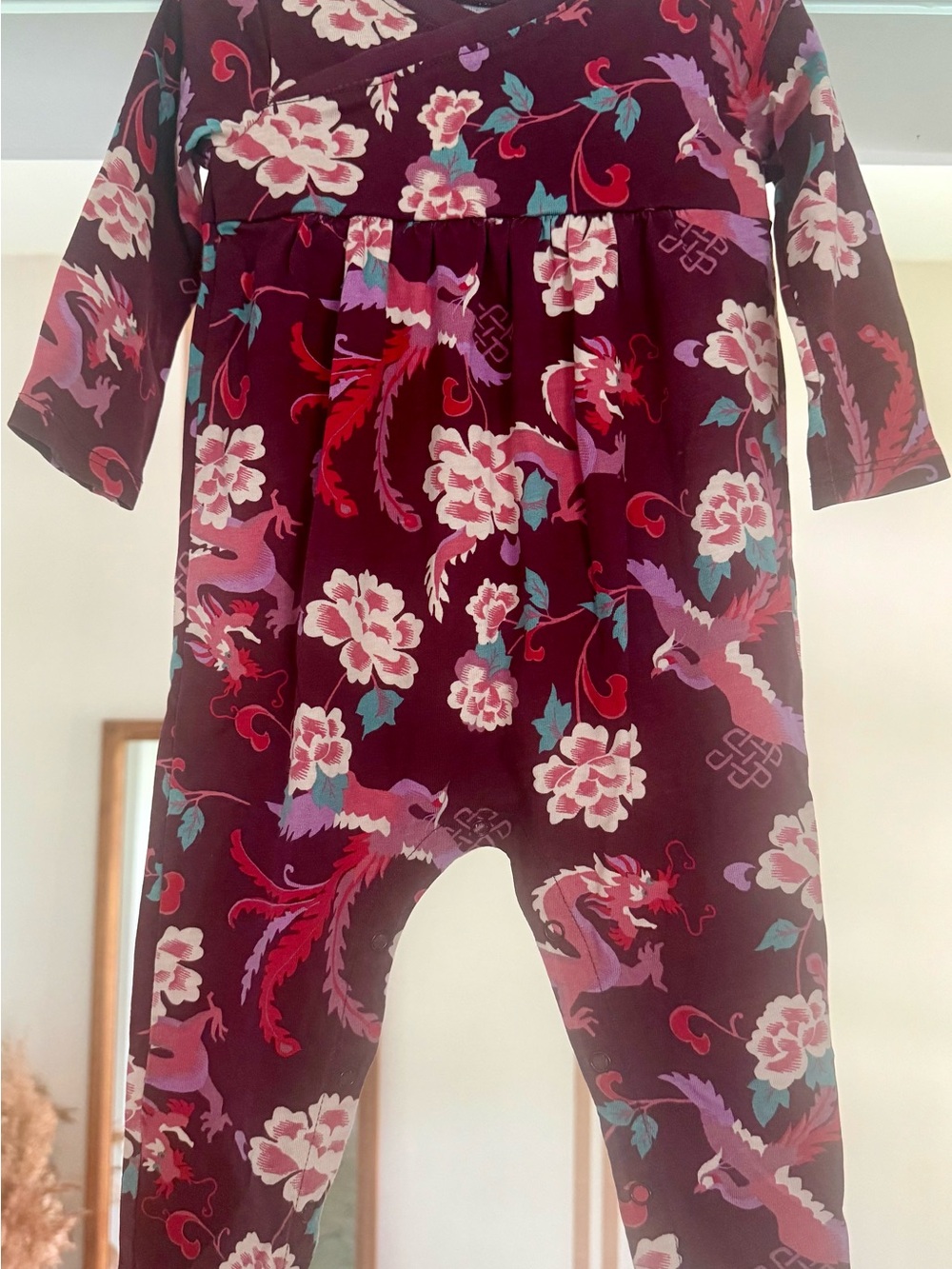 Tea Collection Girls Romper Sz 6-9 Months